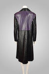 16ARLINGTON BLACK/PURPLE CROC LEATHER JACKET