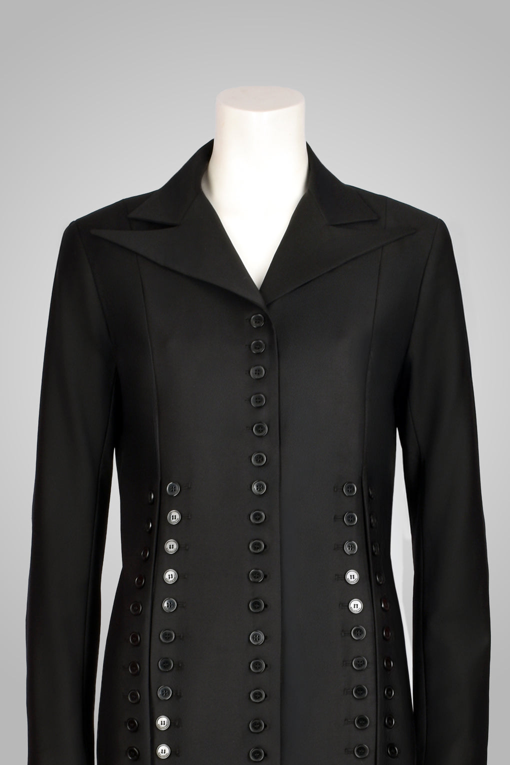 16ARLINGTON BLACK BUTTON JACKET