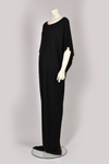 1970S BLACK TUNIC GOWN