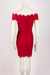 ANTONY PRICE Red Lace Dress