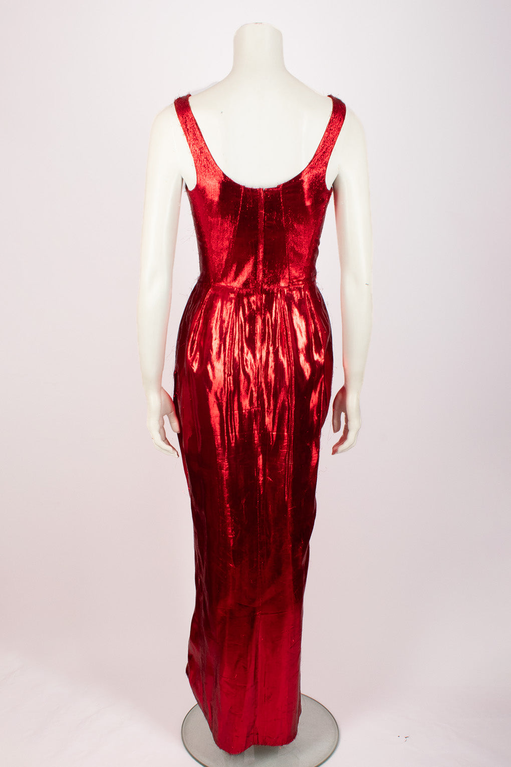 ANTONY PRICE Red Lamé Dress