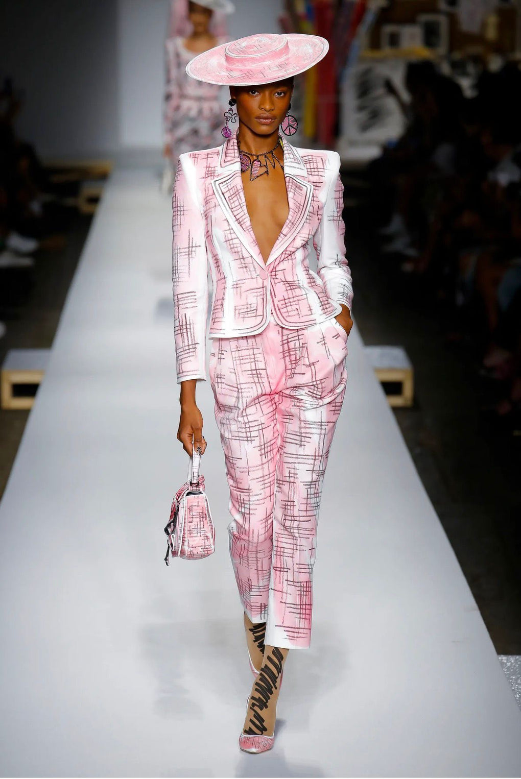 MOSCHINO SS19 TROUSER SUIT