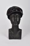 60S LEATHER BIKER HAT