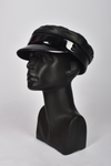 60S LEATHER BIKER HAT