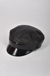 60S LEATHER BIKER HAT