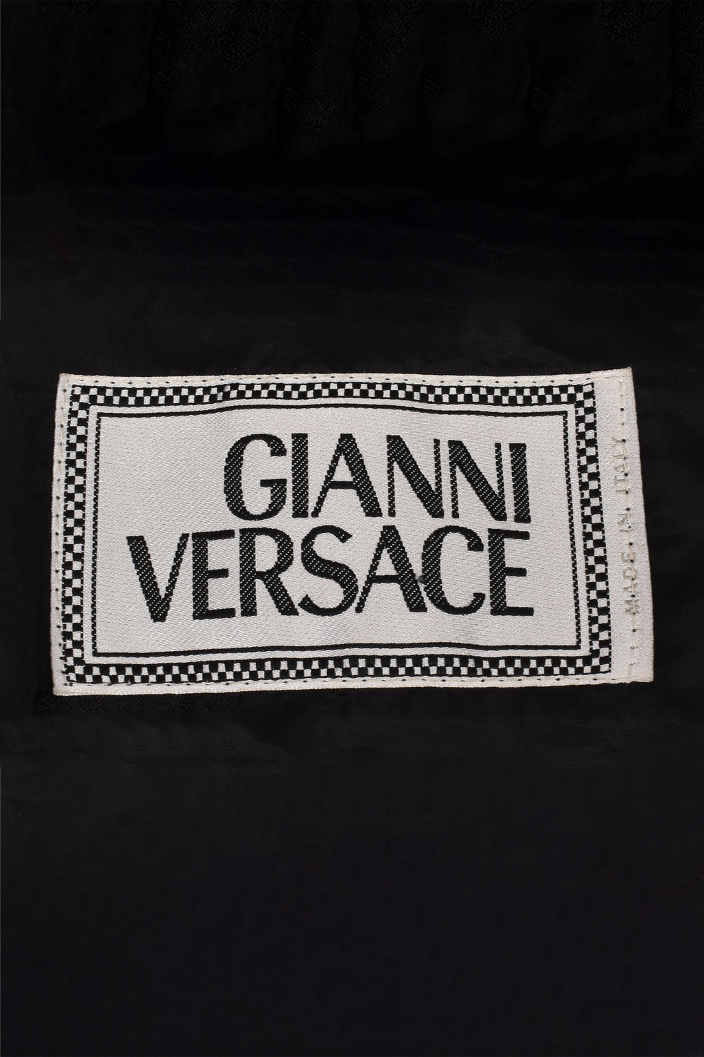 GIANNI VERSACE BRAIDED LEATHER JACKET