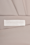 CATHERINE WALKER GREY ONE-SHOULDER DRESS