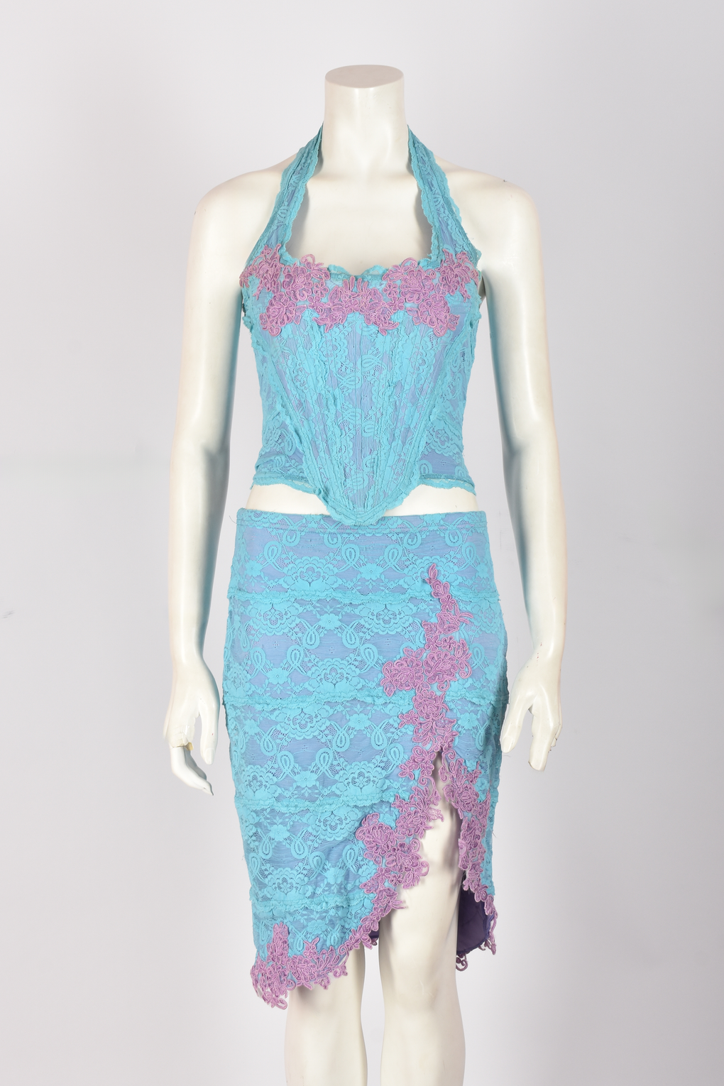 1990'S CATWALK COLLECTION CORSET AND SKIRT