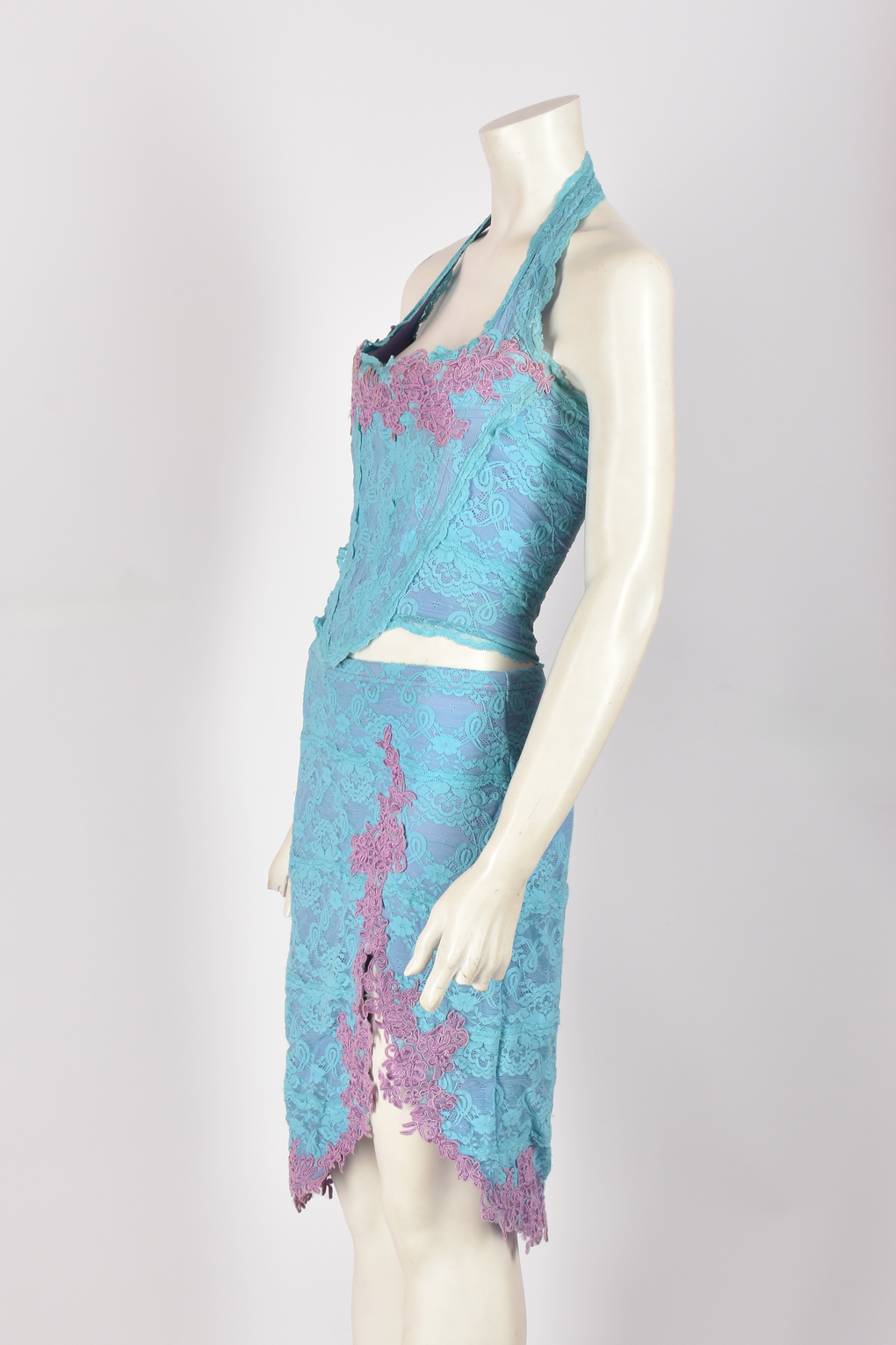 1990'S CATWALK COLLECTION CORSET AND SKIRT