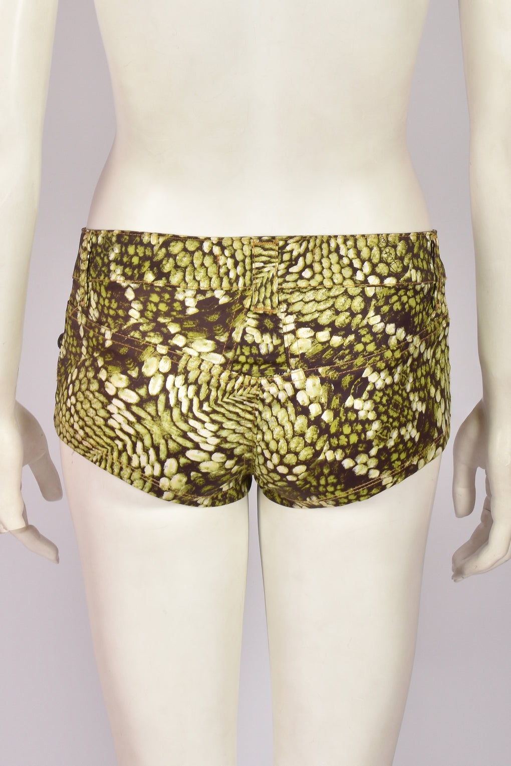 ROBERTO CAVALLI SNAKESKIN HOTPANTS