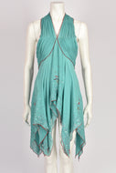 ROBERTO CAVALLI JUST CAVALLI HANDKERCHIEF DRESS S