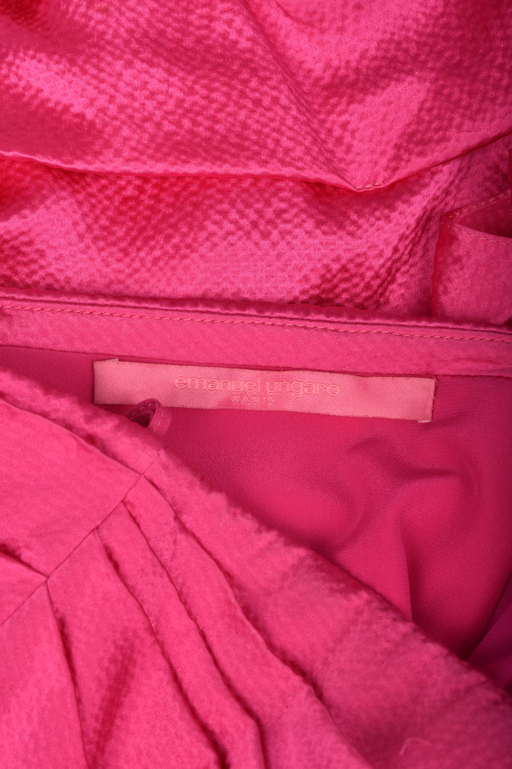EMANUEL UNGARO PINK MINI DRESS