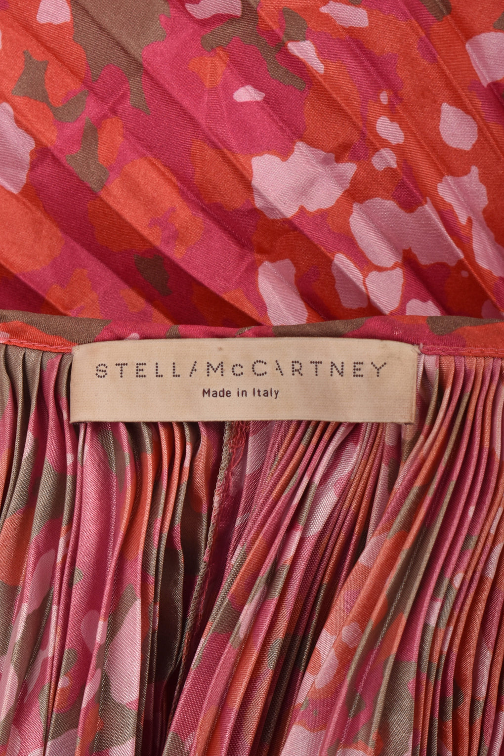 STELLA McCARTNEY SS 2010 PLEATED ASYMETRICAL DRESS L