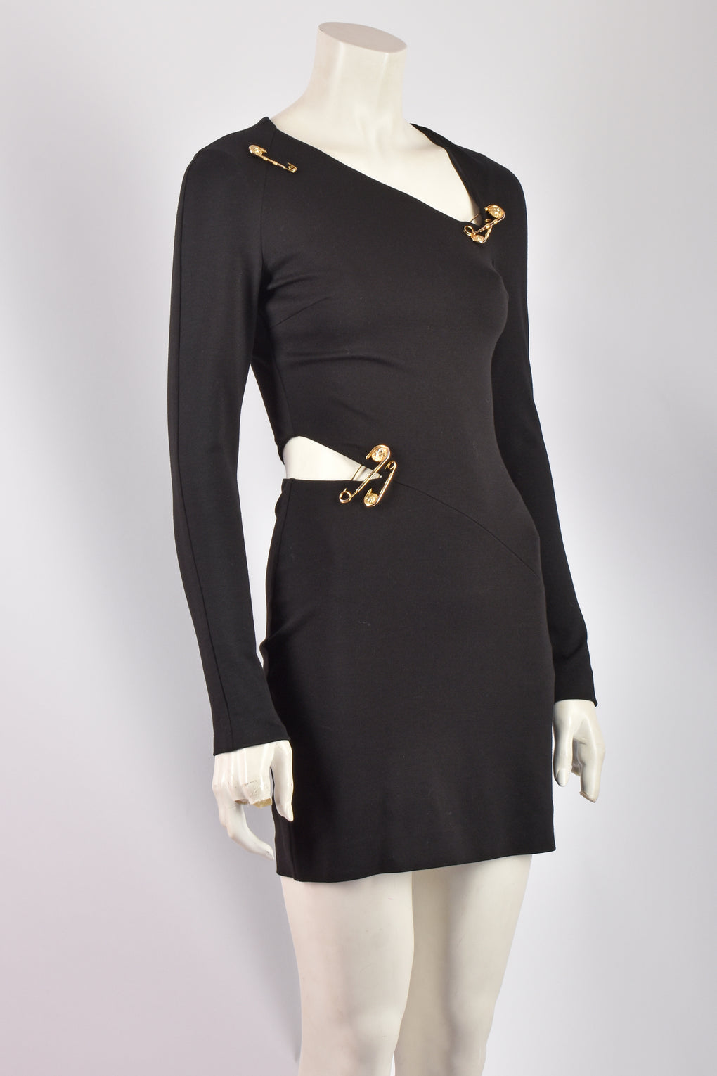 VERSACE VERSUS SAFETY PINS DRESS S