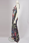 ROBERTO CAVALLI FLORAL PRINT MAXI DRESS XS