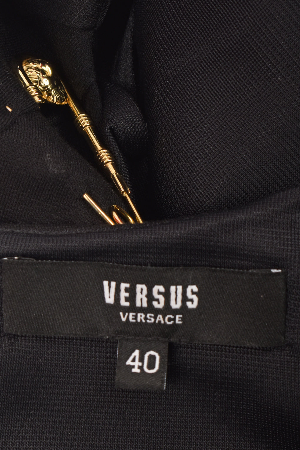 VERSACE VERSUS SAFETY PINS DRESS S