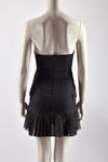 JULIEN MACDONALD SUITED BLACK MINI DRESS S