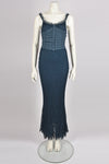 ADAM JONES CROCHET MAXI DRESS S