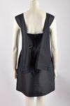 BALENCIAGA BLACK SILK MINI DRESS S