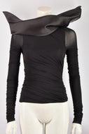 RICK OWENS 2019 SHEER STRUCTURED TOP S