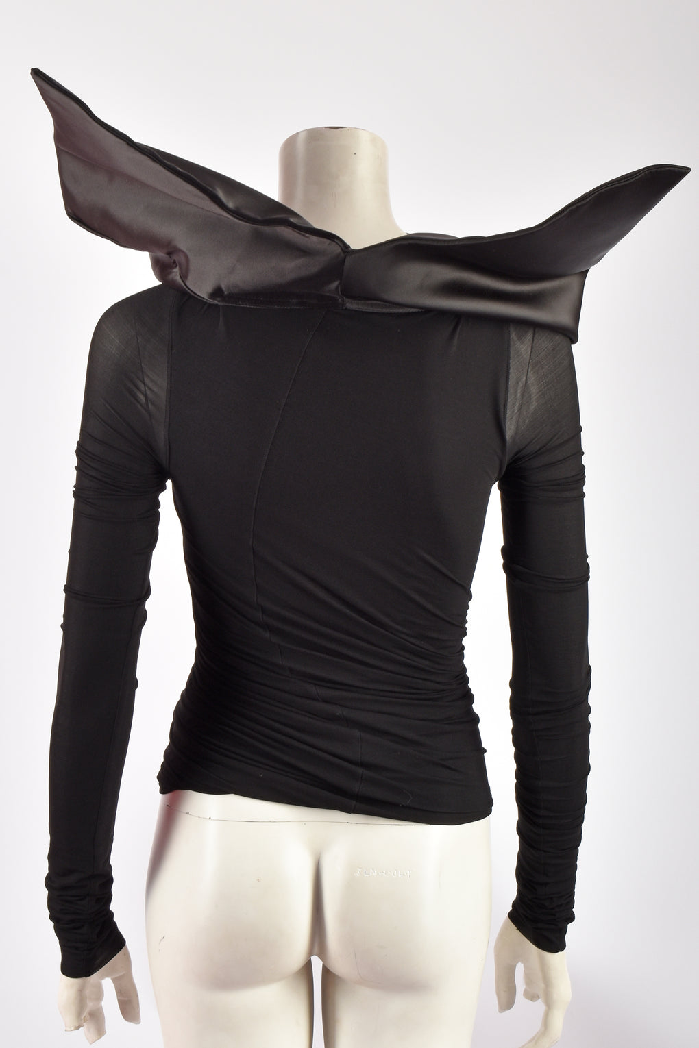 RICK OWENS 2019 SHEER STRUCTURED TOP S