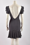 GUCCI 2005 BLACK EMBELLISHED DRESS S