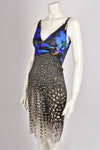 ROBERTO CAVALLI PRINTED MAXI DRESS S