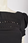 GUCCI 2005 BLACK EMBELLISHED DRESS S