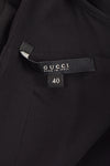 GUCCI 2005 BLACK EMBELLISHED DRESS S