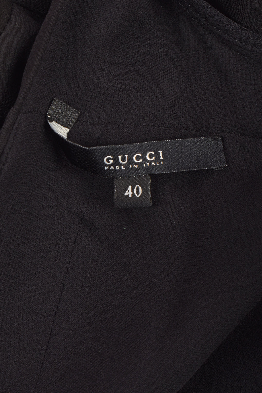 GUCCI 2005 BLACK EMBELLISHED DRESS S