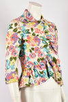 MOSCHINO CHEAP AND CHIC FLORAL JACKET S