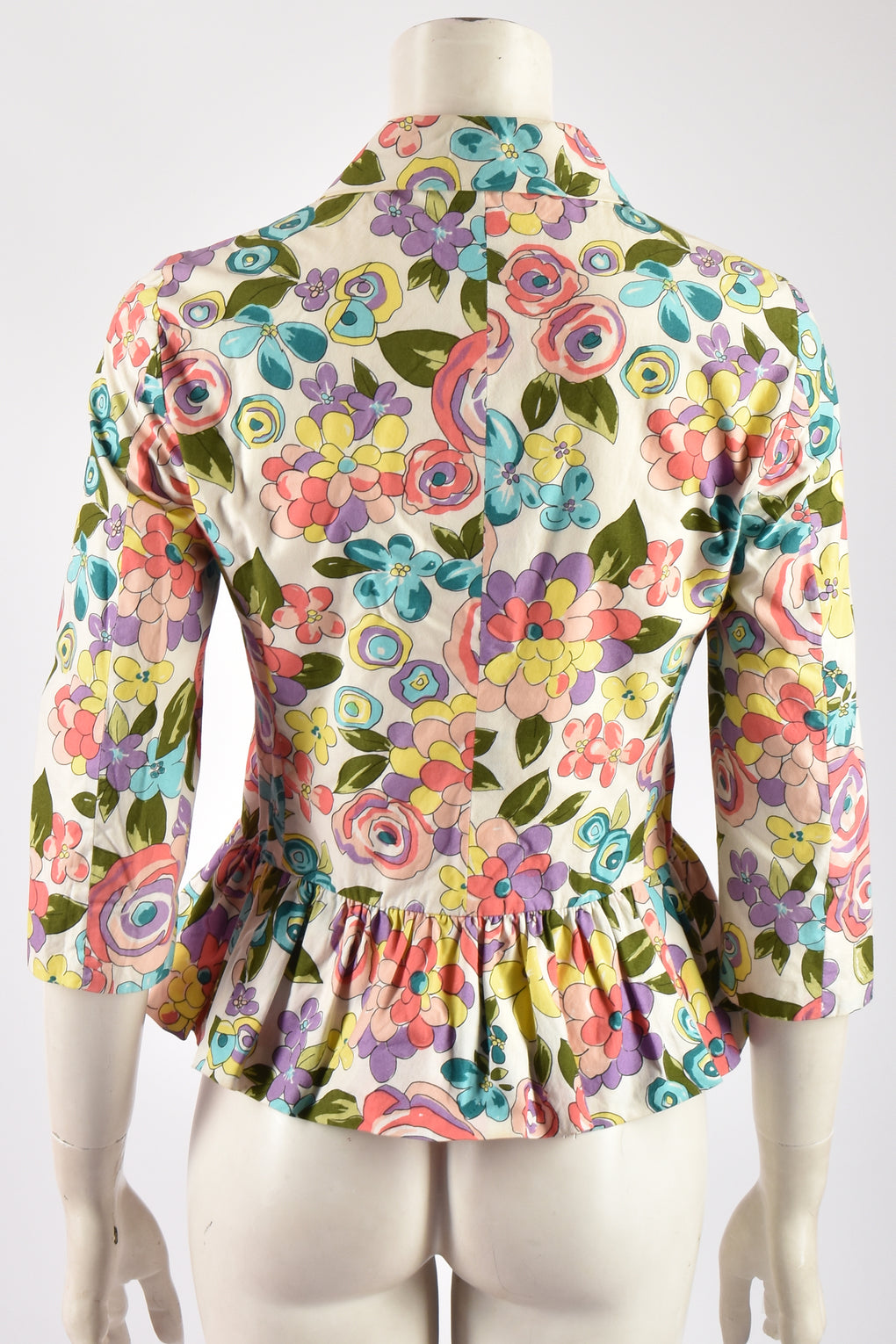 MOSCHINO CHEAP AND CHIC FLORAL JACKET S