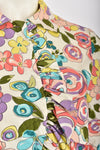 MOSCHINO CHEAP AND CHIC FLORAL JACKET S