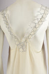 JULIEN MACDONALD sheer silk dress M-L