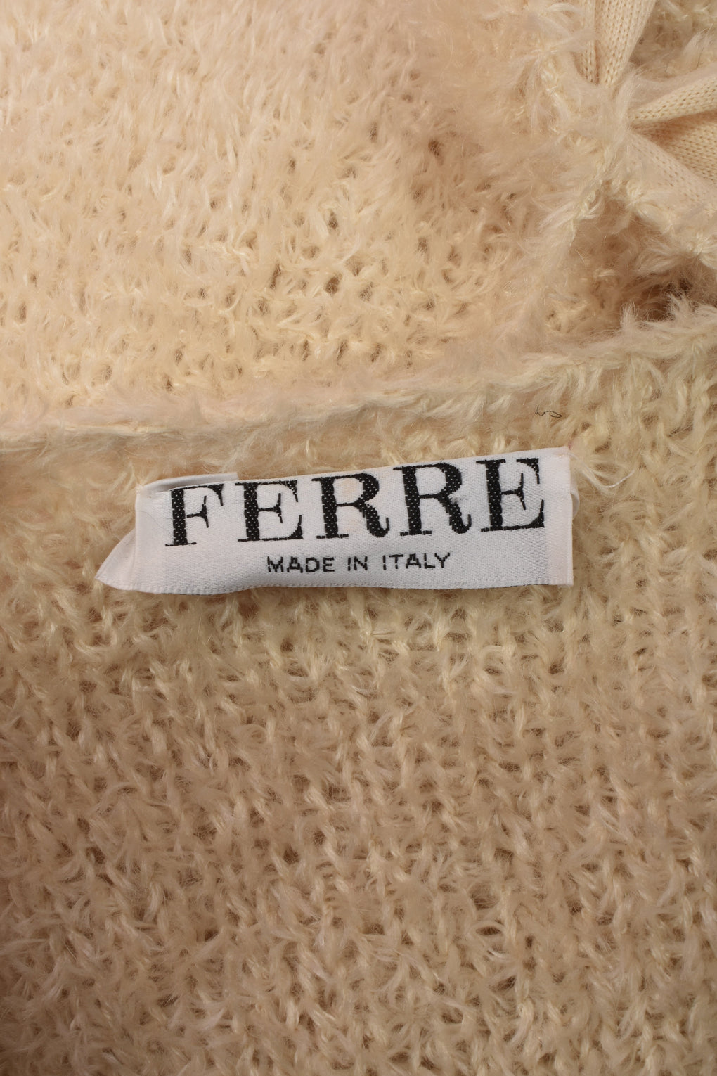 FERRE CREAM KNIT ROBE