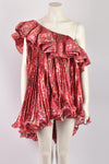 STELLA McCARTNEY SS 2010 PLEATED ASYMETRICAL DRESS L
