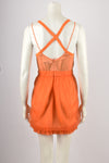 JULIEN MACDONALD ORANGE DRESS S