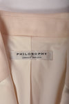 PHILOSOPHY CREAM BODYSUIT WITH DIAMOND