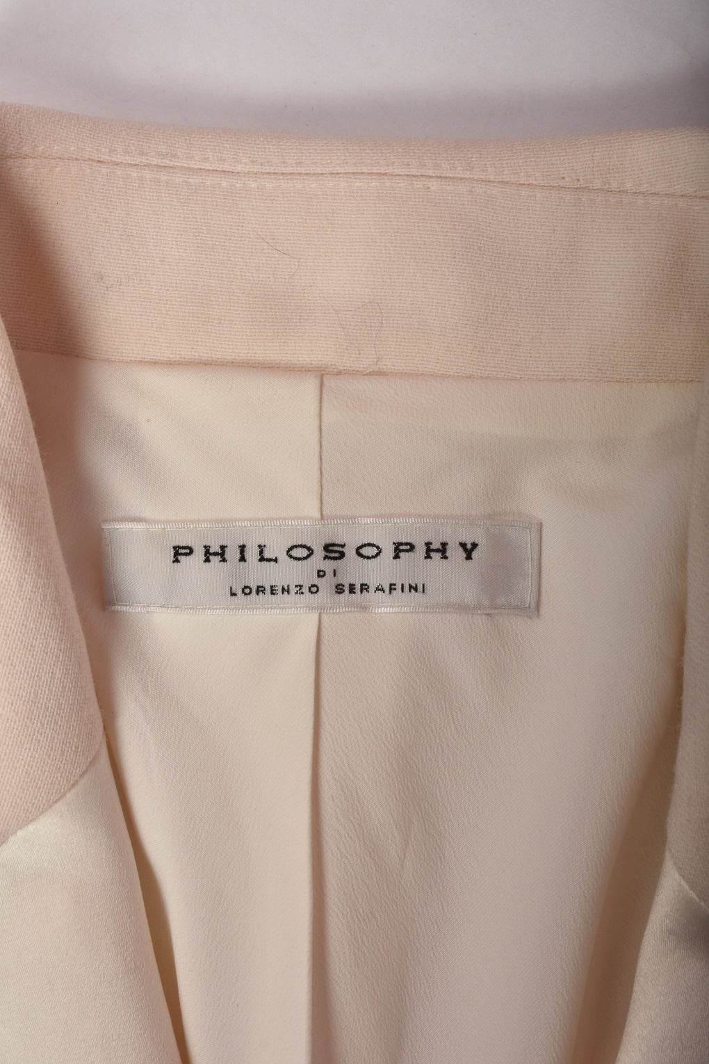 PHILOSOPHY CREAM BODYSUIT WITH DIAMOND