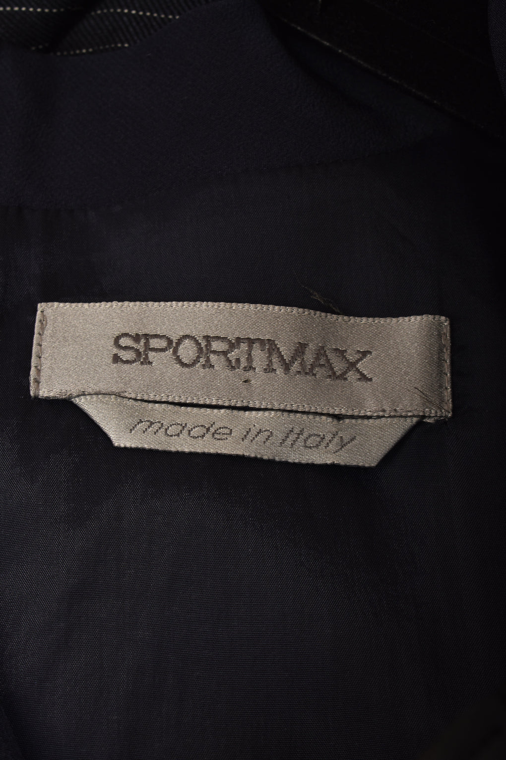 SPORTMAX PINSTRIPE DRESS
