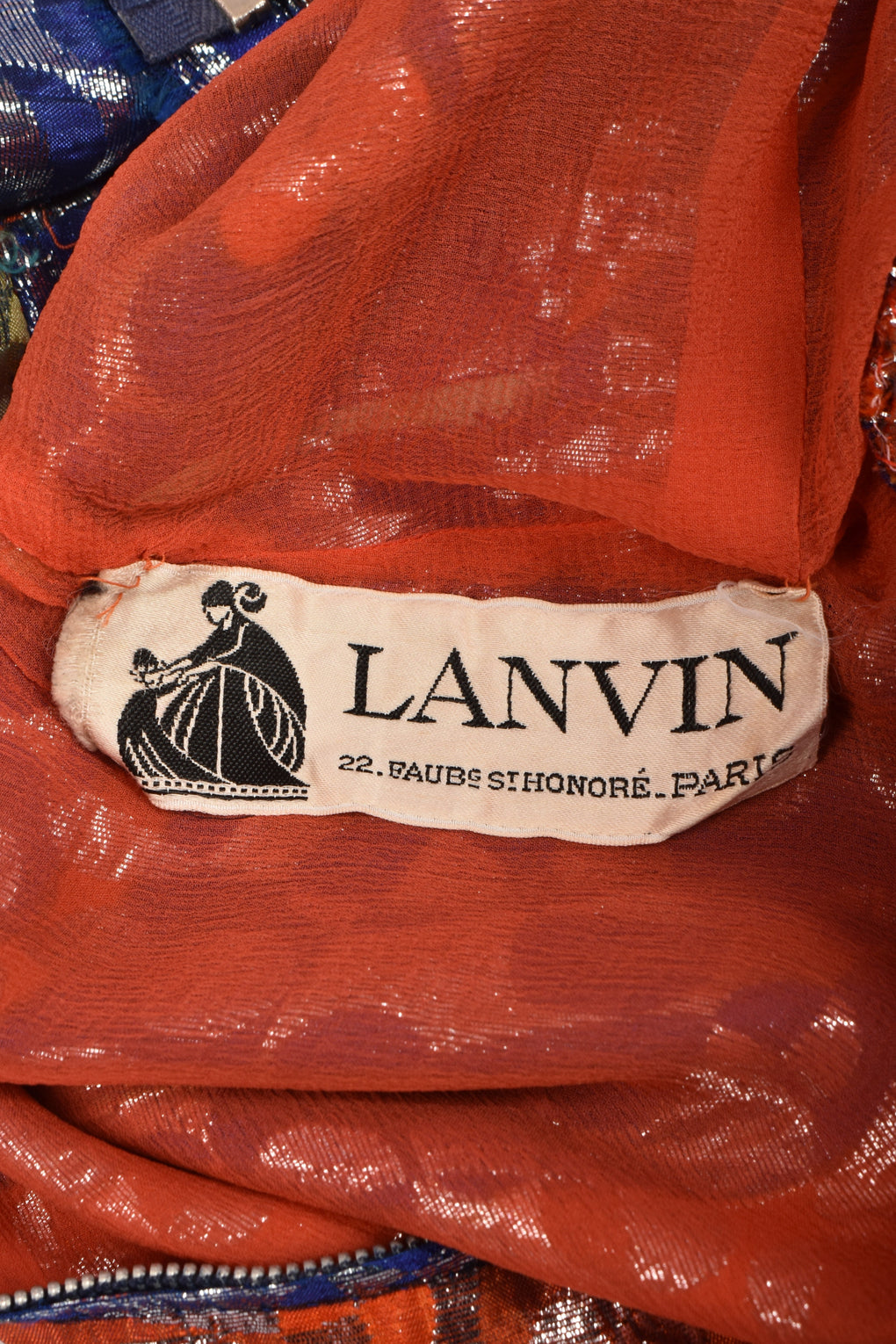 1970S LANVIN LAMÉ SET