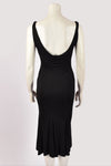 VERSACE MIDI BLACK DRESS