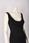 VERSACE MIDI BLACK DRESS