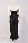 BLACK VINTAGE SEQUENCE GOWN WITH BOW