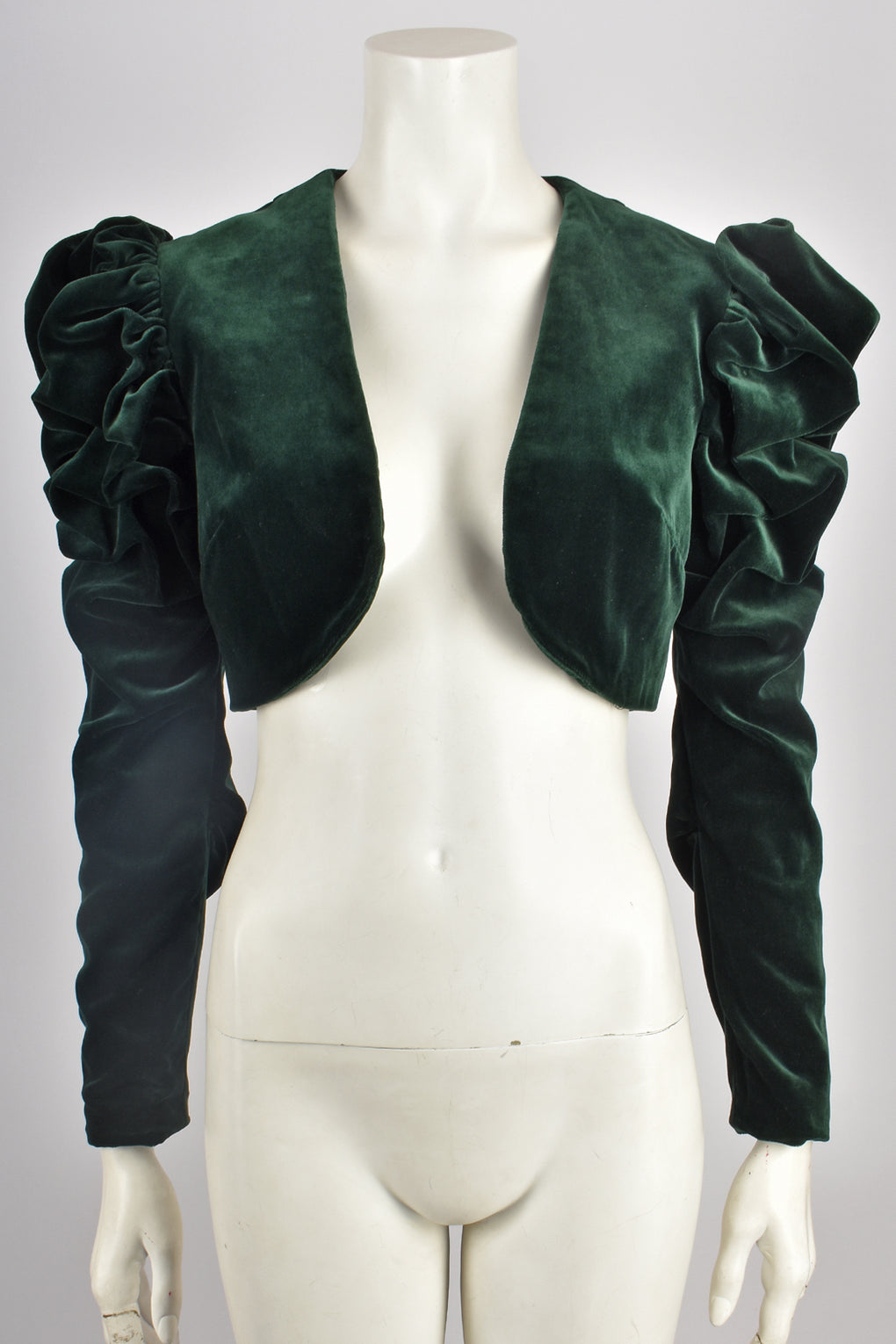 SARAH WHITWORTH 1980s VELVET JACKET S-M