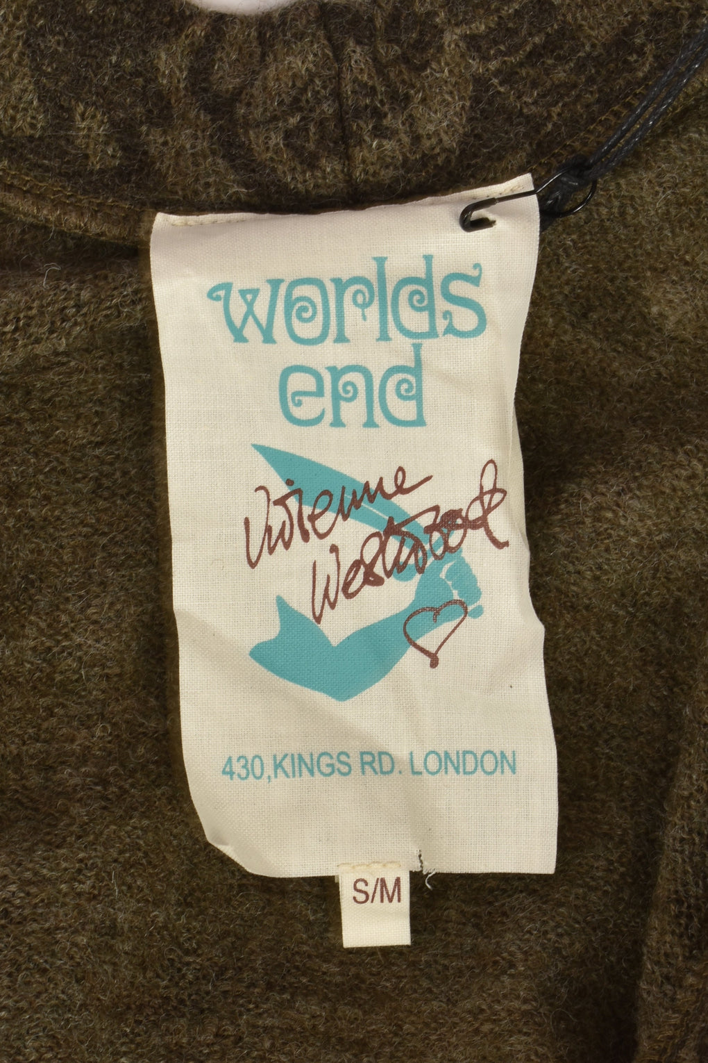 VIVIENNE WESTWOOD WORLDS END WOOL DRESS AND CARDIGAN