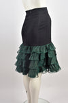 OZBEK LONDON FRILLED SKIRT S