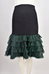 OZBEK LONDON FRILLED SKIRT S