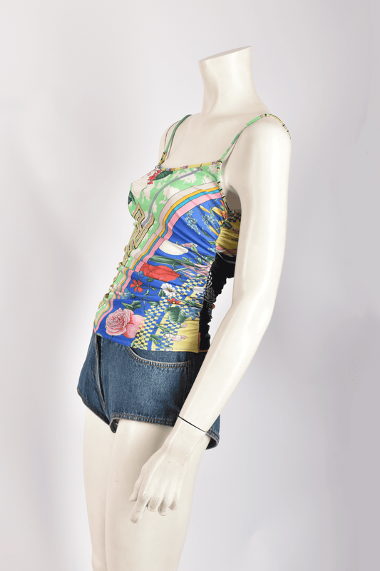KC VERSACE PRINT TOP