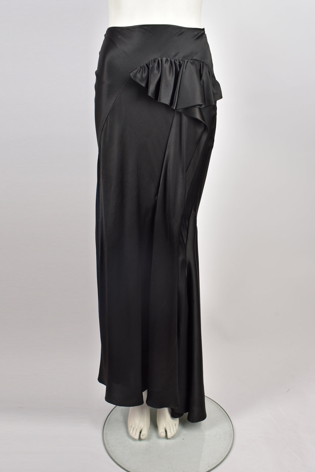 GALLIANO SILK BIAS MAXI SKIRT 2010s M